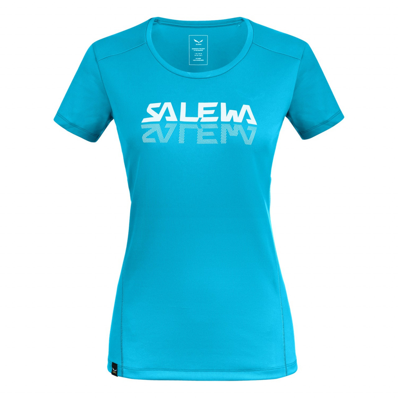 T-Shirts Salewa Sporty Graphic Dry Mulher Azuis 248DAHJSY